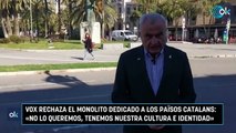 Vox rechaza el monolito dedicado a los Països Catalans: «No lo queremos, tenemos nuestra cultura e identidad»
