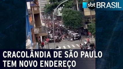 Cracolândia de São Paulo tem novo endereço