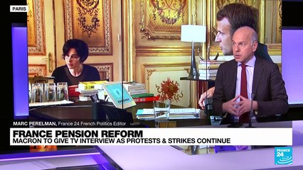Macron aims to 'calm things down' in address to France over pension changes