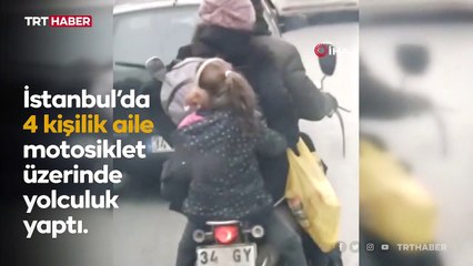 Motosikletle tehlikeli yolculuk kamerada