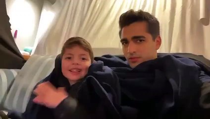 Mert Ramazan Demir ve yeğeni soğuk havalardan şikayetçi