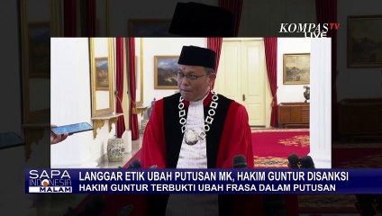 Hakim Guntur Hamzah Disanksi karena Ubah Frasa Putusan MK