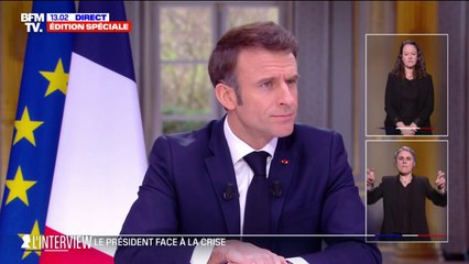 Emmanuel Macron: "Le gouvernement, comme le Parlement, a essayé de tenir compte de ces manifestations"