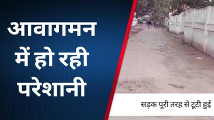 सिद्धार्थनगर: चार वर्ष बाद भी नहीं दूर हुई सड़क की बदहाली, राहगीरों का आवागमन हुआ मुश्किल