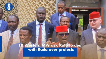 10 Western MPs ask Ruto to deal with Raila over protests