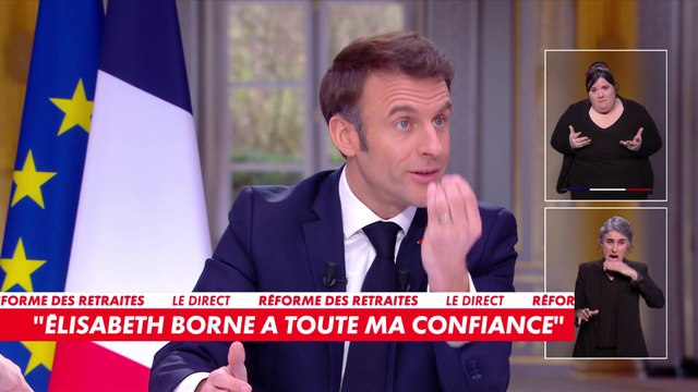 Emmanuel Macron : «Elisabeth Borne a toute ma confiance»