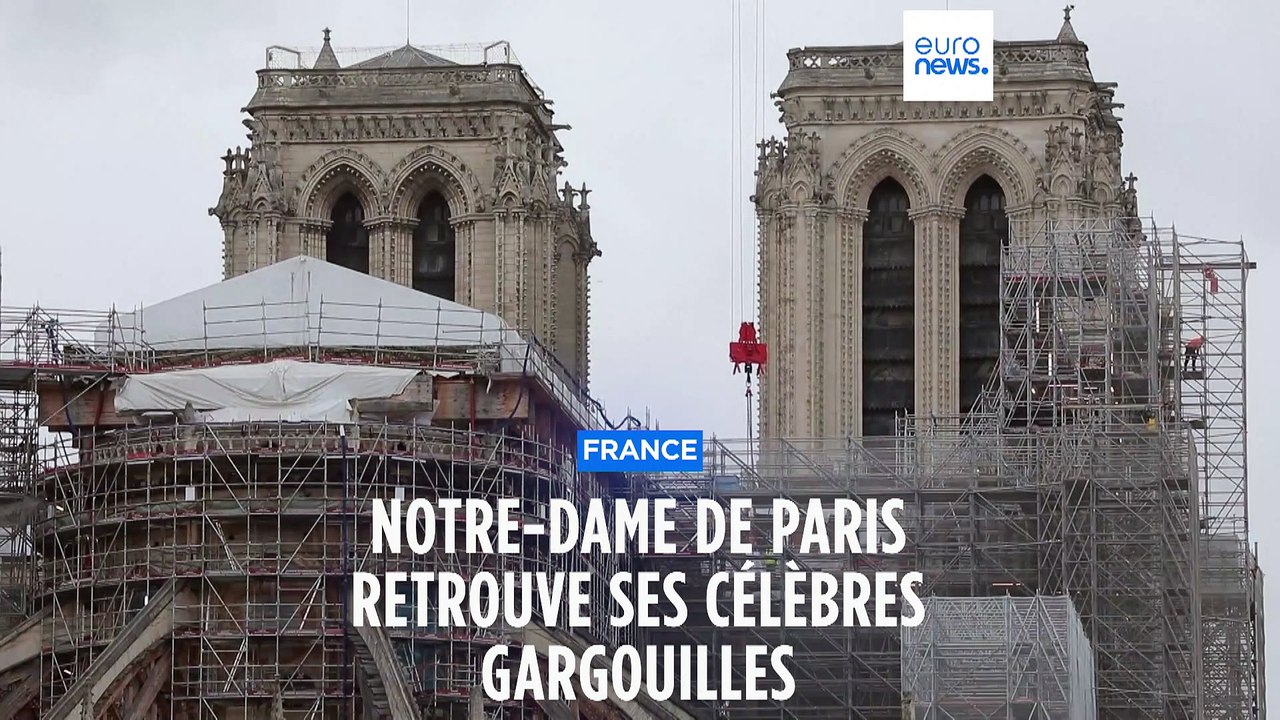 La cathédrale Notre-Dame de Paris retrouve ses célèbres gargouilles
