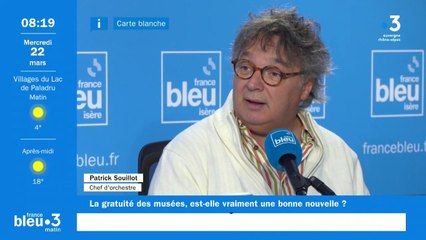 Carte blanche - Patrick Souillot : les musées gratuits, fausse bonne idée