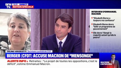 Céline Verzeletti (CGT): "Son intervention n'était pas utile parce qu'il ne prend aucune décision"