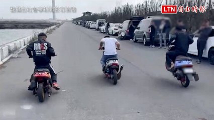 爆改神車小Dio狂飆！海堤競速飆破150 下秒摔慘噴飛墜溝(民眾提供)