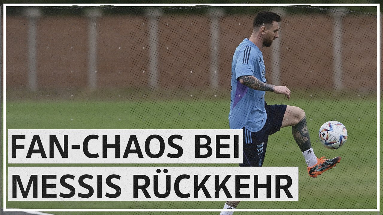 Fan-Chaos bei Lionel Messis Rückkehr nach Argentinien