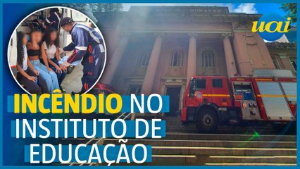 Instituto de Educação, em BH, pega fogo