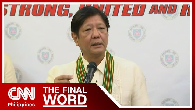 Marcos to Teves: E-sabong had nothing to do with killing | The Final Word