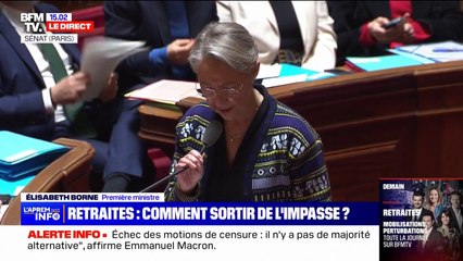 Élisabeth Borne: "Les violences ne sont pas excusables"