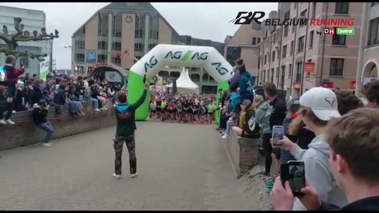 Course à pied: départ des 5 et 10 Miles de Louvain-la-Neuve