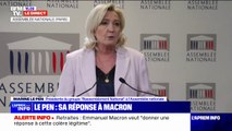 Marine Le Pen dénonce 