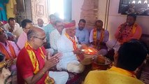 चैत्र नवरात्र : मां त्रिपुरा मंदिर में हुई घट स्थापना