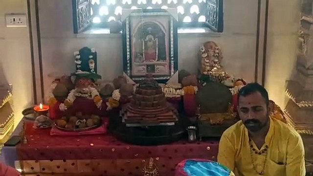 चैत्र नवरात्र : मां त्रिपुरा मंदिर में हुई घट स्थापना
