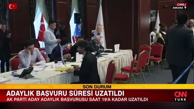 AK Parti'de aday adaylığı başvuru süresi uzatıldı