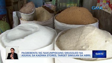 Pagbebenta ng nakumpiskang smuggled na asukal sa Kadiwa Stores, target simulan sa Abril | Saksi