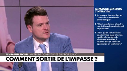 Benjamin Morel : «Emmanuel Macron aura du mal à survivre à ça pendant quatre ans»
