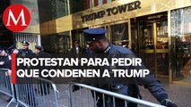 Con vallas, protestas y polícias alertas, Nueva York se alista para probable arresto de Trump