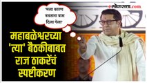 Raj Thackeray: 'मी पक्षातून बाहेर पडावं यासाठी..'; महाबळेश्वर बैठकीचा उल्लेख करत ठाकरे संतापले