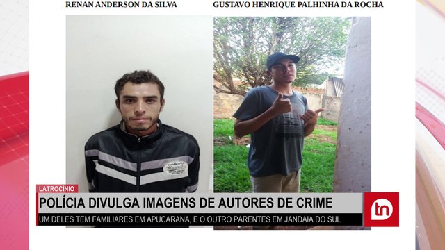 Polícia de Apucarana divulga imagens de autores de latrocínio; veja