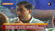 El candidato a intendente de Posadas Martín Recaman presentó a los candidatos que lo acompañan en el sublema Nativos Renovadores
