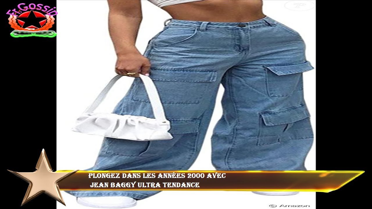 Plongez dans les années 2000 avec  jean baggy ultra tendance