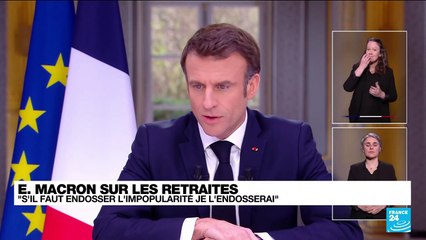 Retraites : la classe politique réagit après l'intervention télévisée de Macron