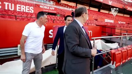 El Sevilla presenta a Mendilibar