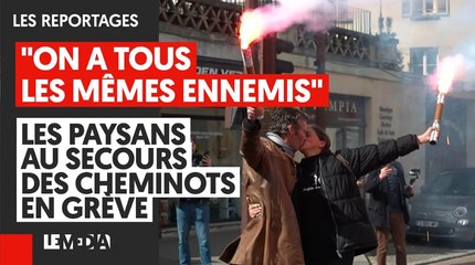 _ON A TOUS LES MÊMES ENNEMIS_:_LES PAYSANS AU SECOURS DES CHEMINOTS EN GRÈVE