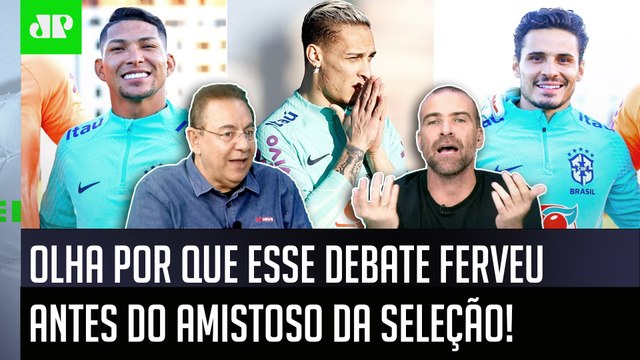 QUÊ? Eles CAG@# PRA ISSO! E EU DUVIDO que a Seleção Brasileira... OLHA esse DEBATE!