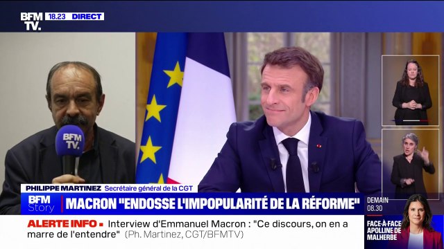 Philippe Martinez (CGT): Emmanuel Macron ne vit pas dans le même monde que nous