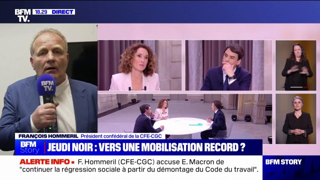 François Hommeril (CFE-CGC): L'histoire n'est pas écrite et la réforme des retraites ne se fera pas