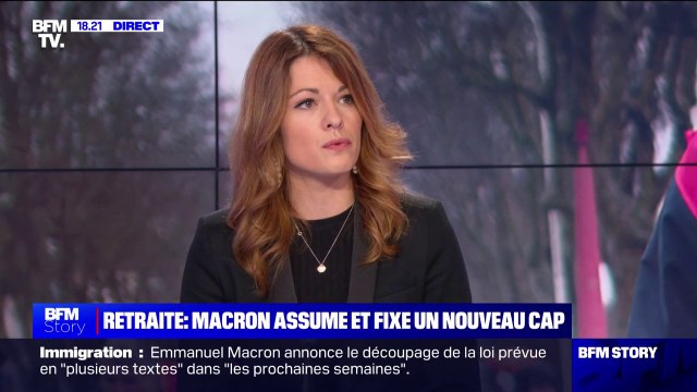 Retraites: pour Maud Bregeon (Renaissance), un président de la République n'est pas là pour nous dire ce qu'on a envie d'entendre