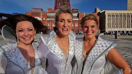 The cast of Mamma Mia in Blackpool