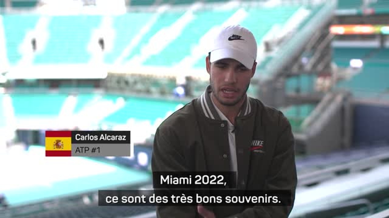 Miami - Alcaraz : "Des souvenirs merveilleux"