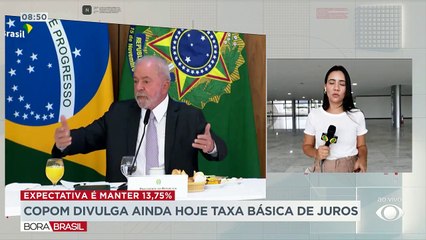 Copom divulga ainda hoje taxa básica de juros 22/03/2023 15:08:21