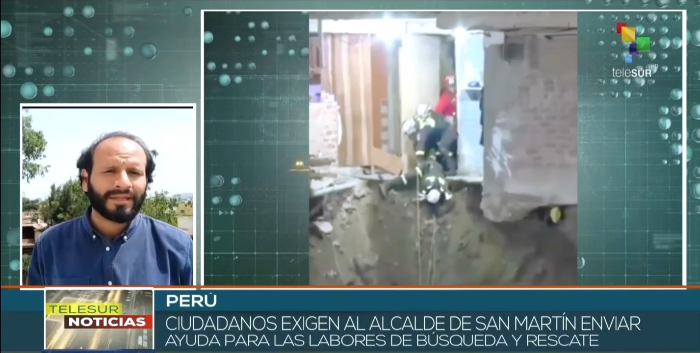 Derrumbe en el norte de Lima, Perú, reporta dos desaparecidos