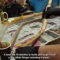 diy building a cedar strip canoe easy way step by step time Lapse- Awesome DIY Project Wooden Boat