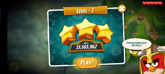 Angry Birds 2 | Level 01 | Hitting Fun | Angry Bird 2 Show