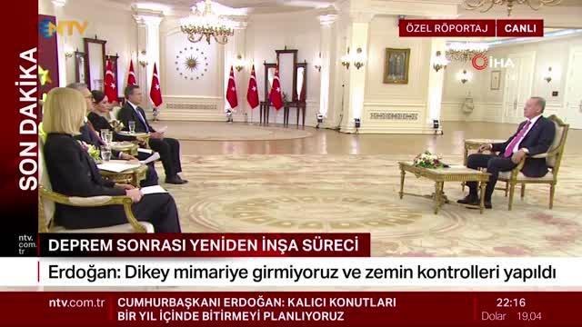 Cumhurbaşkanı Erdoğan: Hiçbir vatandaşımızı çürük bir yapıda, evde yaşatmayacağız .İnşallah CHP ve ortakları bu depremden ders çıkarmış olurlar da...