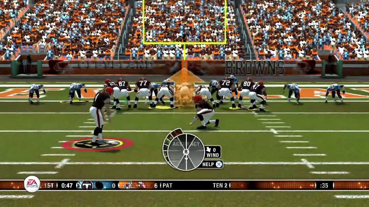 Madden NFL 08 Titans vs Browns