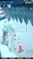 SUJETO ROBA UNA MOTOCICLETA A PLENA LUZ DEL DÍA