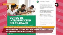 Alejandro Glinca, precisó que siguen abiertas las inscripciones para el curso de Introducción al Trabajo en Posadas