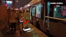 Cevizlibağ'da bir kişi tramvayın altında kaldı, seferler durdu
