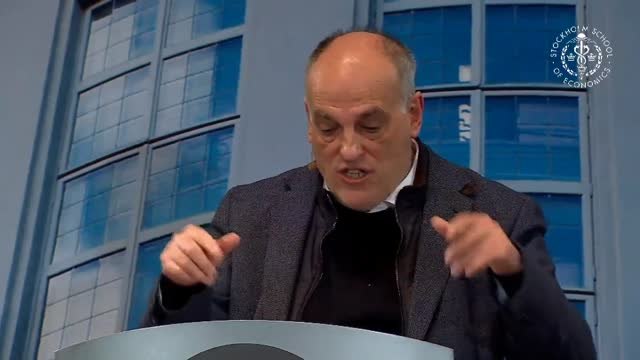 Tebas: La UEFA es la única que puede dar solución a que no se destruya el fútbol europeo