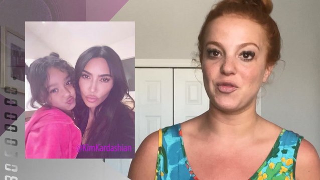 Kim Kardashian Twins With Daughter Chicago Making Silly Faces In Mother-daughter Selfies